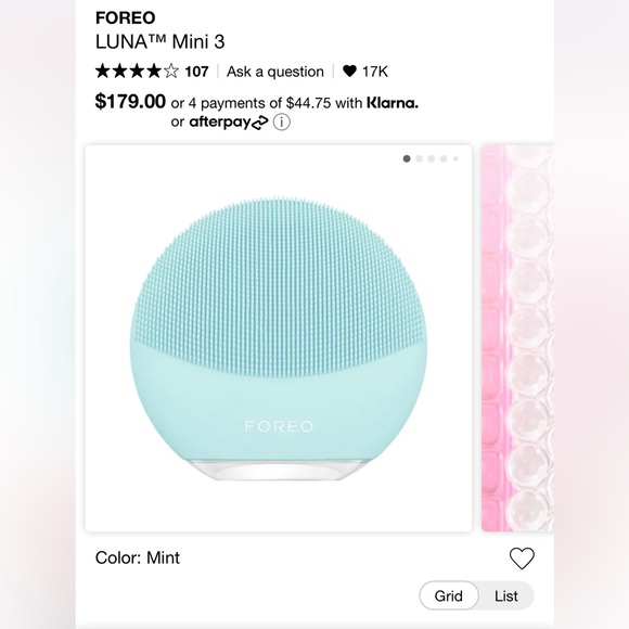 Foreo Luna 3 Mini in Mint BNIB - Picture 1 of 2